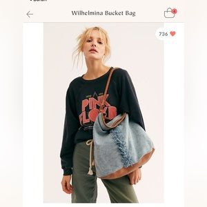 Free People Boho Wilhelmina bucket bag
